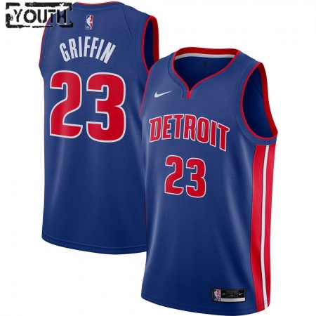 Maillot Basket Detroit Pistons Blake Griffin 23 2020-21 Nike Icon Edition Swingman - Enfant